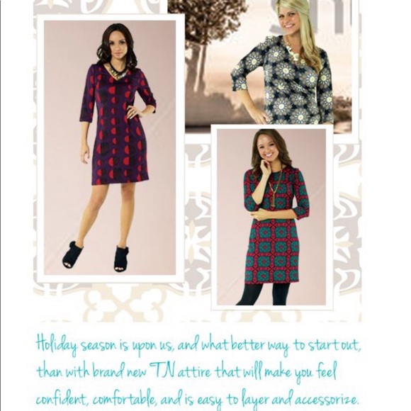 Boutique-Tracy Negoshian Rachel dress rose/geo - Picture 6 of 6